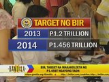 BIR targets P1.4-trillion tax collections for 2014