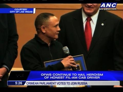 OFWs continue to hail honest Fil-Am cab driver