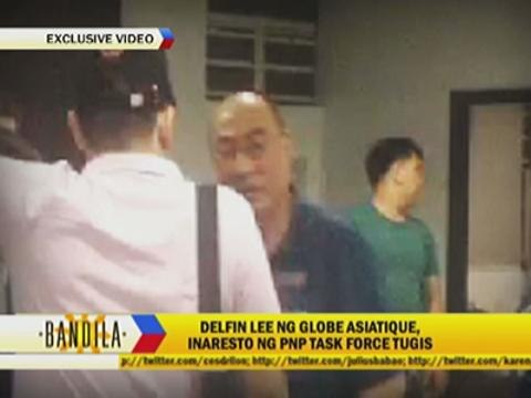 Globe Asiatique's Delfin Lee nabbed