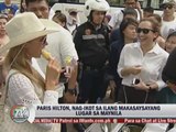 Paris Hilton visits Luneta, Manila Cathedral