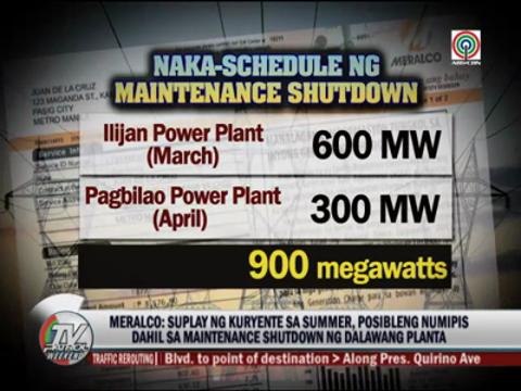 Power rates lower in March, Meralco says