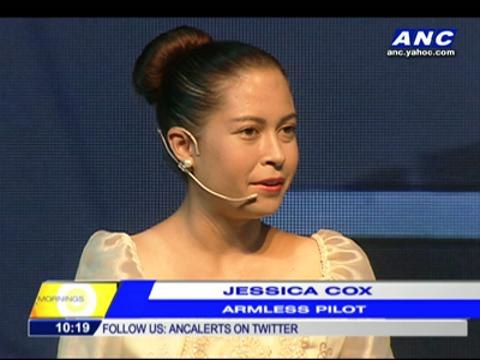 Jessica Cox continues to inspire Pinoys