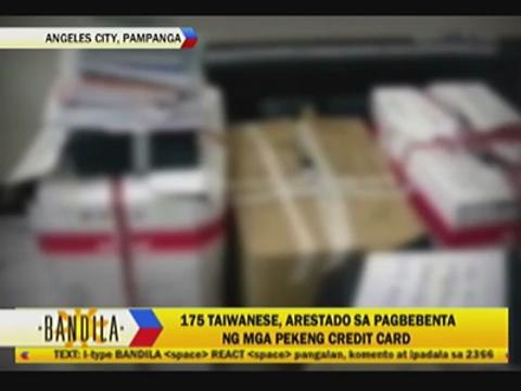 175 Taiwanese nabbed for selling fake credit cards