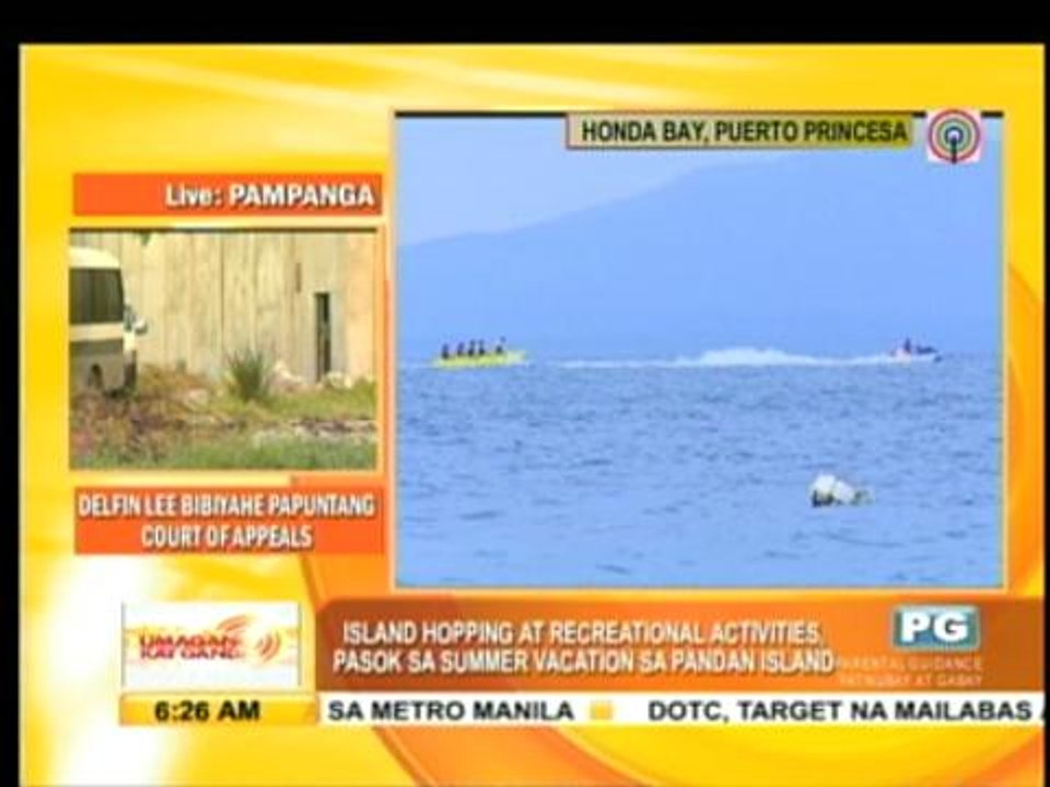 Summer vacation tip: Pandan Island