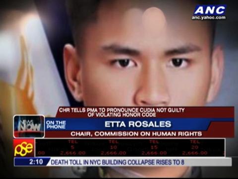 CHR scores PMA, says Cudia dismissal not unanimous