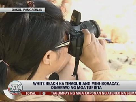 Tourists flock to Pangasinan's 'Mini Boracay'