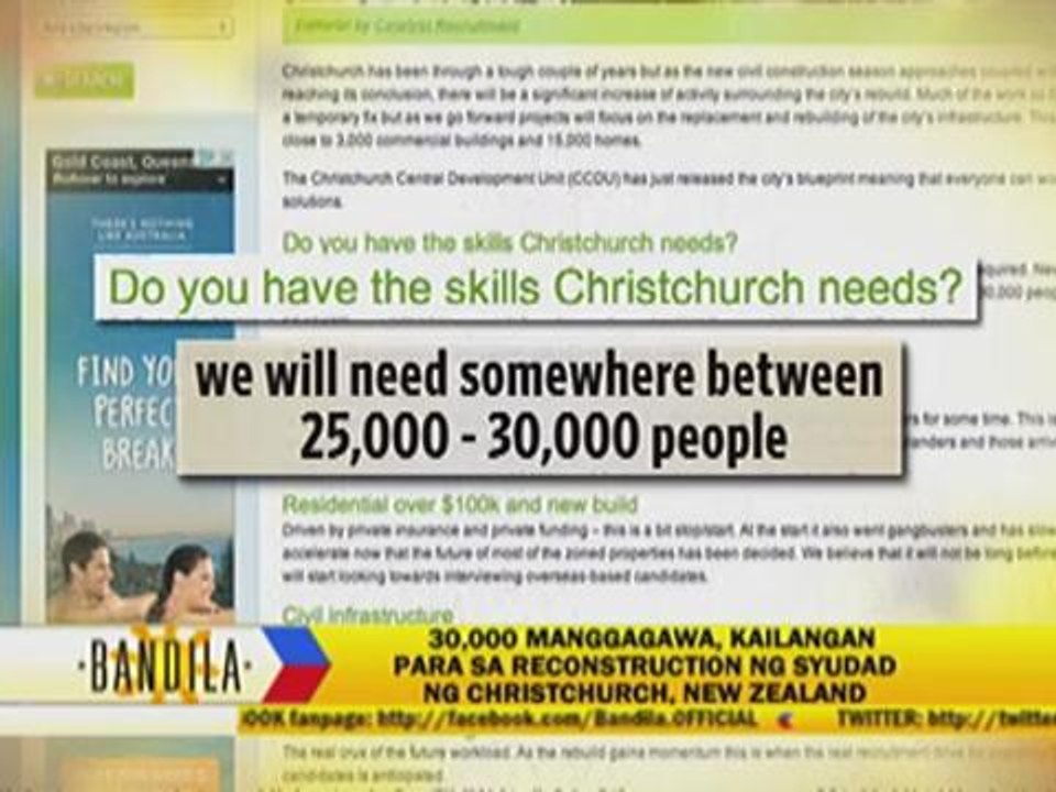More jobs for Pinoys await in New Zealand