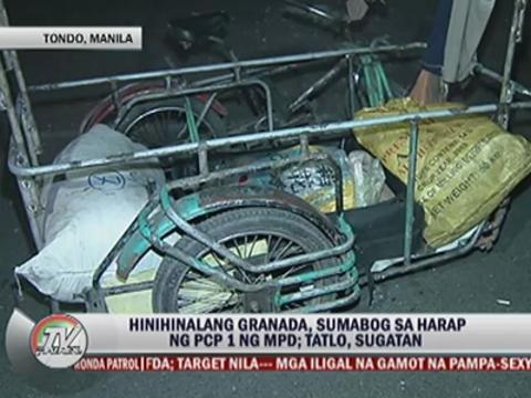 3 hurt in Tondo police station blast