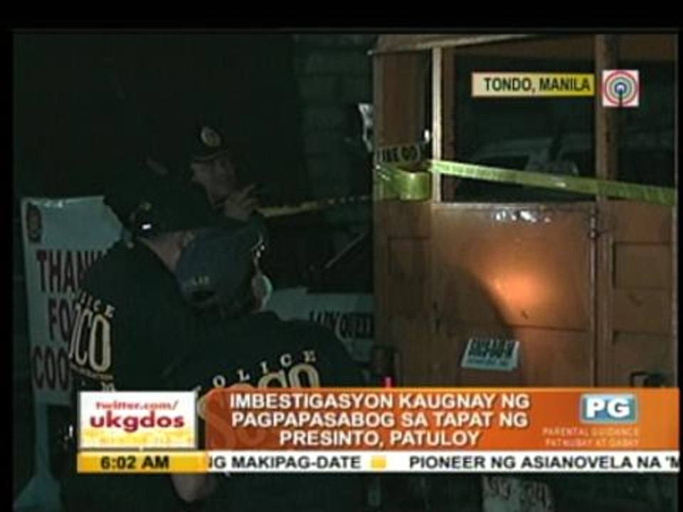 Blast hits Manila police precinct; 3 hurt