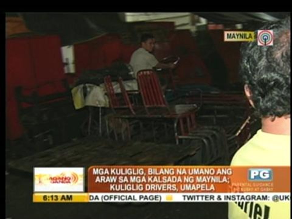 Manila 'kuliglig' drivers fear losing means of livelihood