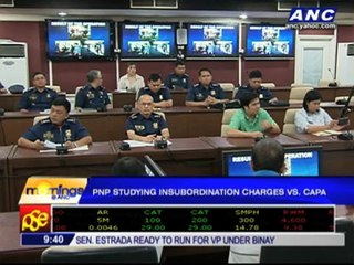 Capa to face insubordination raps?