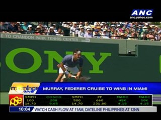 Murray, Federer cruise to wins in Miami
