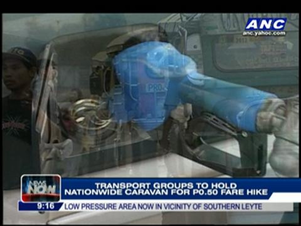 Transport groups to hold caravan for fare hike