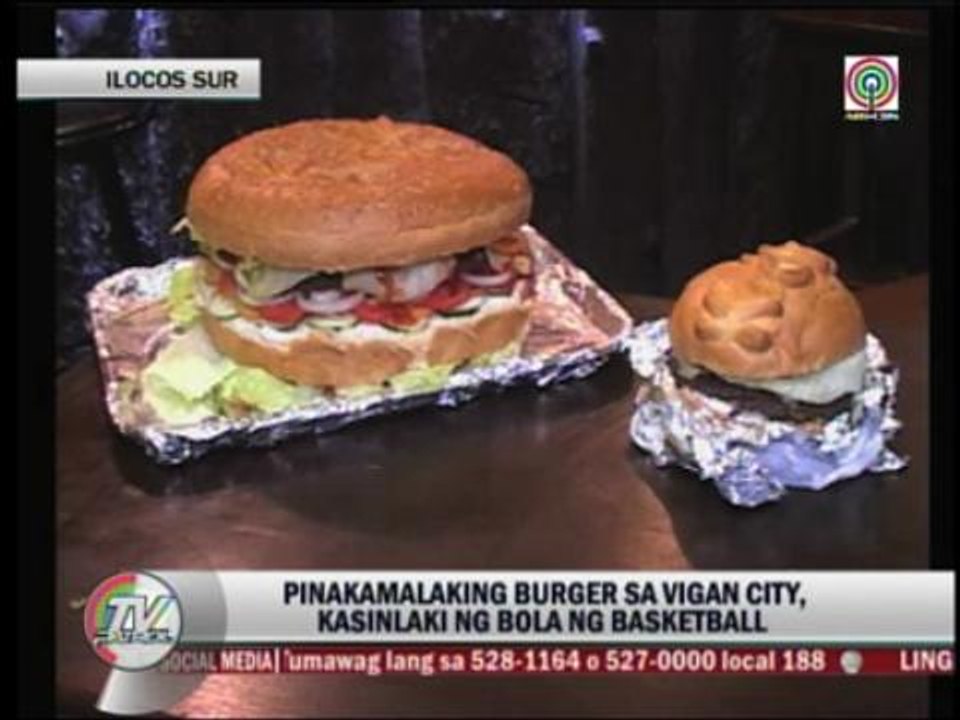 Vigan resto offers basketball-sized, coin-sized burgers
