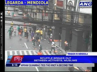 Irate Muslims beat up communist activists in Mendiola