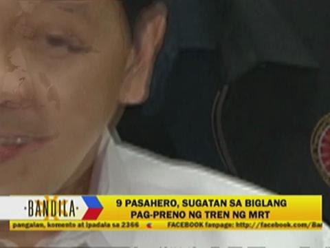 Passengers hurt in MRT accident