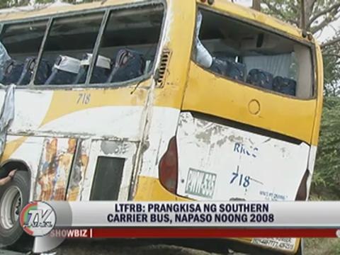 LTFRB cancels Southern Carrier bus franchise