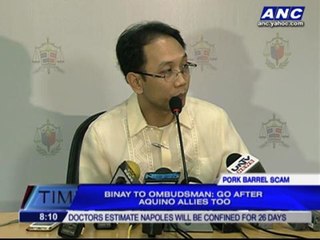 Binay to Ombudsman: Go after PNoy allies, too