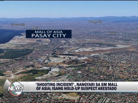 Gunshots heard at SM Mall of Asia