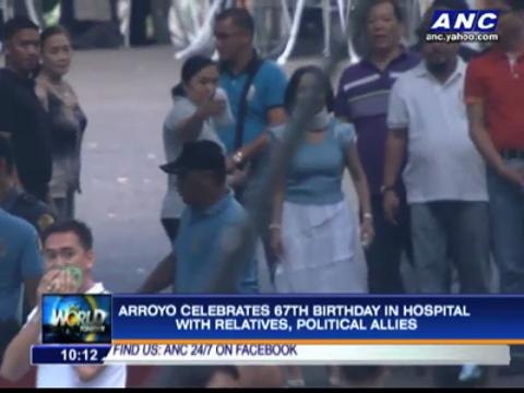 Arroyo celebrates 67th birthday in hospital