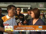 LTFRB inspects buses as Holy Week exodus nears