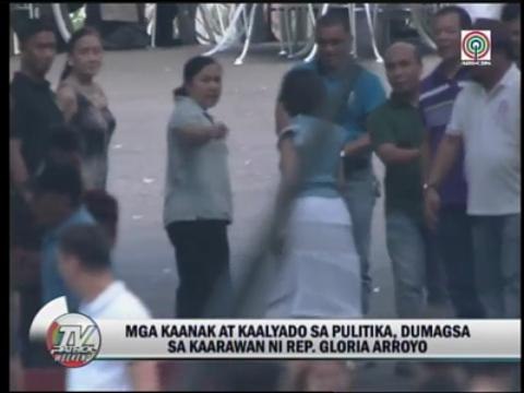 Arroyo spends 67th birthday with kin, allies