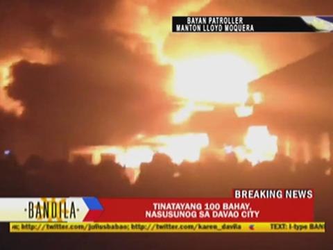 Fire hits residential area in Davao City