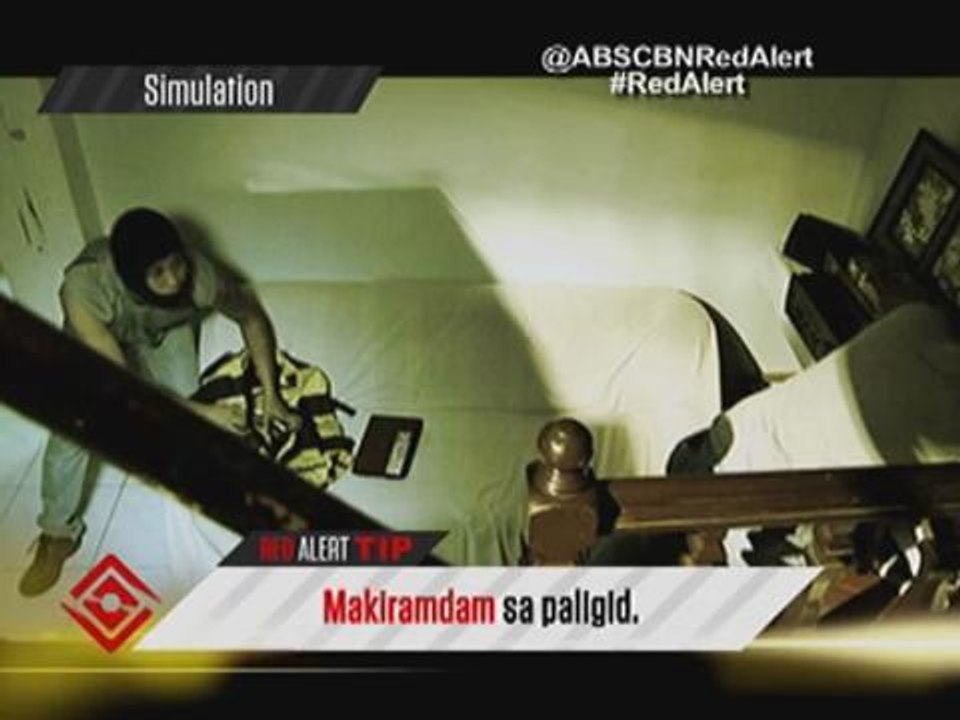 Atom Araullo shows what to do when 'akyat-bahay' strikes
