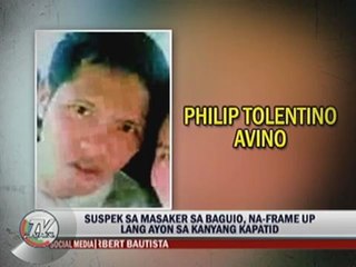 Baguio massacre suspect's kin claim 'frame up'