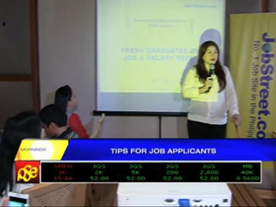 Tips for job applicants