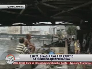 Download Video: How 2 kids rescued siblings from burning home in Manila