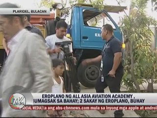 Plane crashes into house in Bulacan