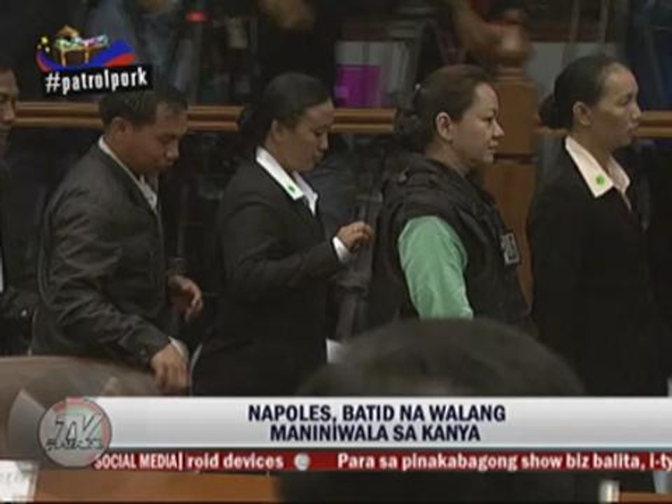 Napoles names more gov't officials in pork barrel scam