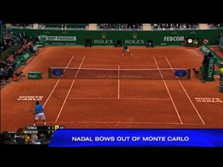 Nadal bows out of Monte Carlo