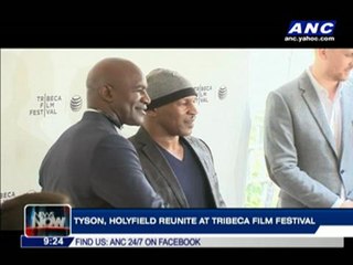 Tyson, Holyfield reunite at Tribeca Film Festival