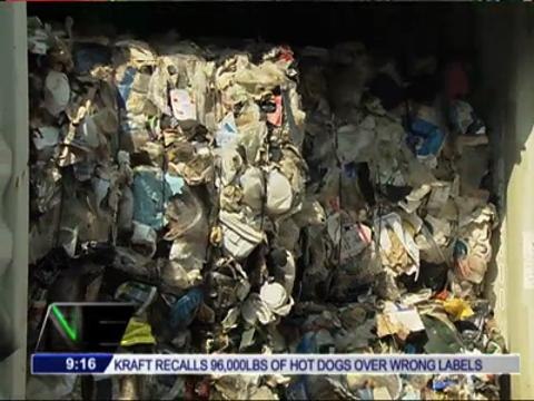 Garbage from Canada rotting in Manila