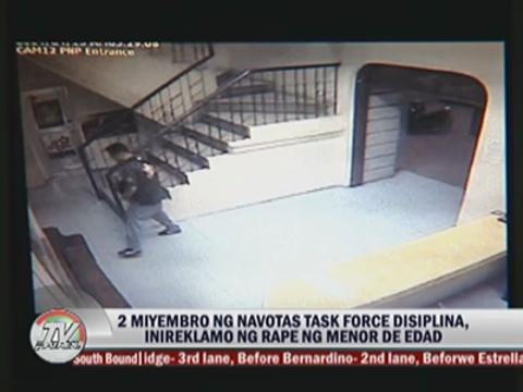 Navotas task force members accused of rape