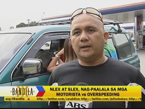 Motorists told to follow speed limit at NLEX, SLEX