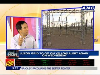 Petilla: Luzon grid to go on yellow alert on Wed