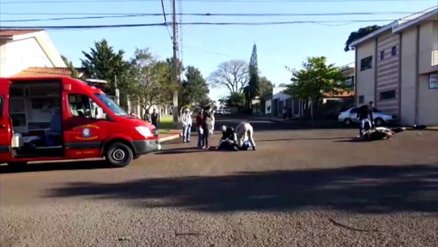Country: acidente é registrado na esquina das ruas Londrina e Treze de Maio