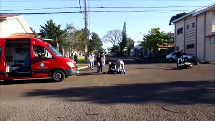 Country: acidente é registrado na esquina das ruas Londrina e Treze de Maio