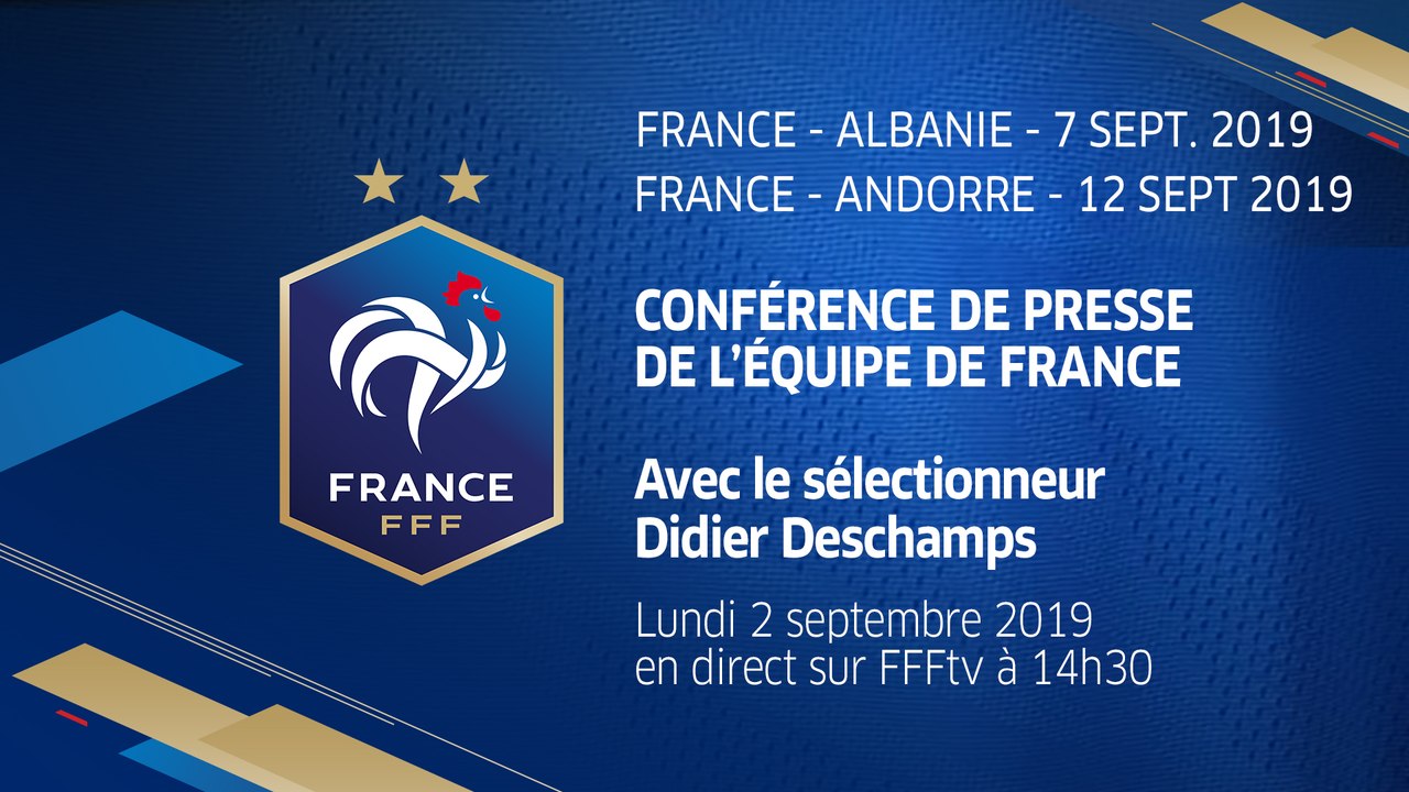 La conférence de presse de Didier Deschamps en direct (14h30)