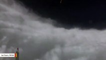 Terrifying Video Shows Aircraft Flying Into Hurricane Dorian's Eye