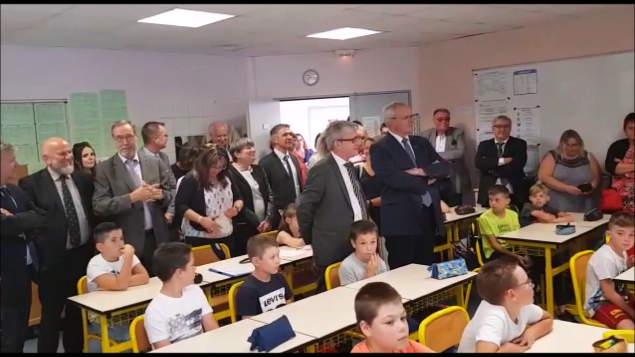 Depuis Cappel, les écoliers en visioconférence avec les copains et copines du collège de  Puttelange