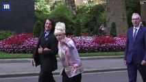 Dame Barbara Windsor arrives at 10 Downing Street to meet PM