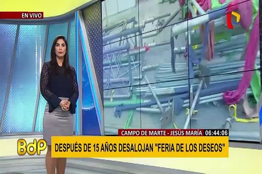 Campo de Marte: desalojan ´Feria de los deseos´ luego de 15 años