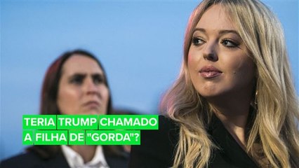 Trump parece não gostar de tirar fotos com a filha Tiffany