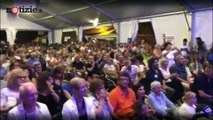 Bagno di folla per Salvini: dal pubblico gridano 