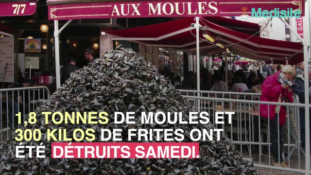 Lille: près de 2 tonnes de moules et 300 kilos de frites détruits pour raisons sanitaires