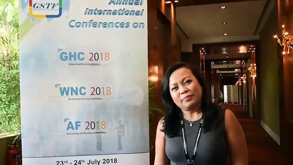 Ms. Nur at WNC Conference 2018 by GSTF Singapore